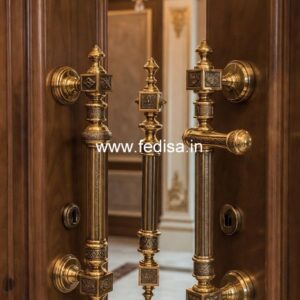 Brass Door Handle for Luxury Villas BDR-3851