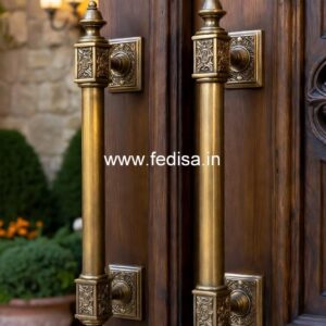 Designer Brass Entry Door Handles BDR-4007