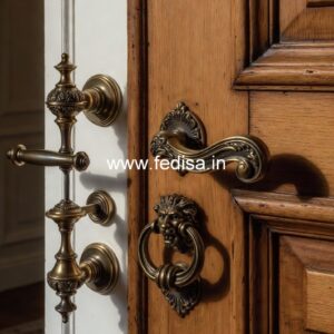 High-End Brass Handles for Entry Doors BDR-4021