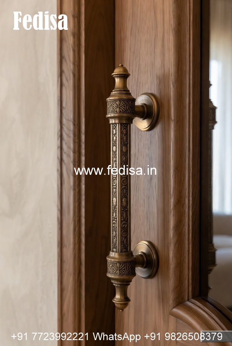Luxury Brass Door Handles for Modern Interiors BDR-4026