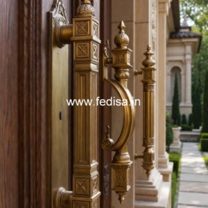 Stylish Brass Door Handles Modern Look BDR-4091