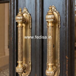 Vintage Brass Entry Door Designs BDR-4115