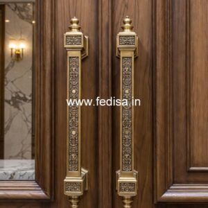 Classic Brass Entry Door Handles BDR-4120