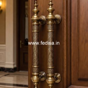 Antique Brass Door Handle Inspirations BDR-4121
