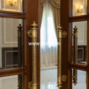 Vintage Brass Entry Door Handles BDR-4128