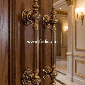 Traditional Brass Door Handle India Style BDR-4232