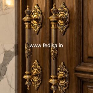 Brass Door Handle for Classic Homes BDR-4256