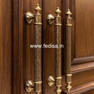 Brass Door Handle for Modern Entry BDR-4308