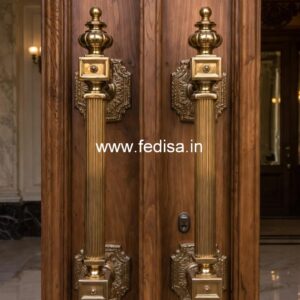 Brass Door Handle with Unique Design BDR-4310