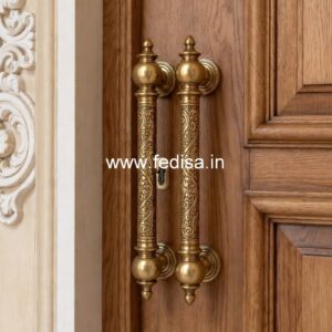 Stylish Door Handle Designs in Brass Finish BDR-4369