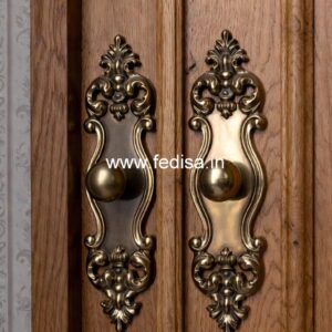 Luxury Brass Door Handle Designs for Villas BDR-4392