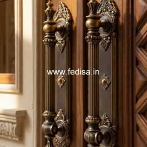 High-End Brass Door Handles for Premium Homes BDR-4393