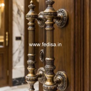 Elegant Brass Door Handles for Mansion Doors BDR-4398