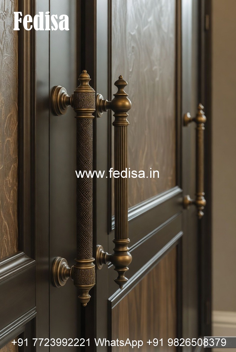 Elegant Brass Door Handles for Villas BDR-4421
