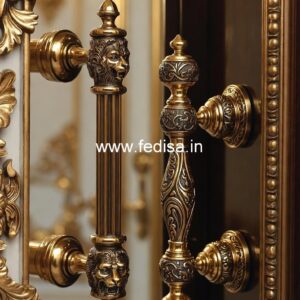 Luxury Brass Door Handle Ideas BDR-4449