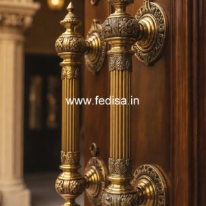 Classic Brass Entry Door Handles BDR-4522
