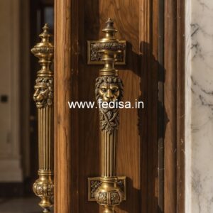 Traditional Brass Door Handle Styles BDR-4549