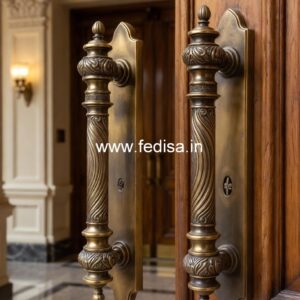 Vintage Brass Entry Door Styles BDR-4556