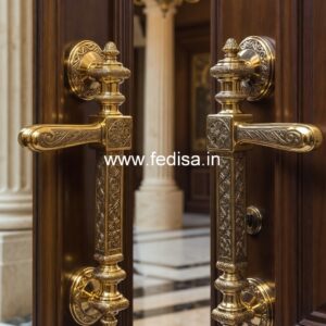 18 Stunning Brass Door Handle Designs You Must See BDR-4558
