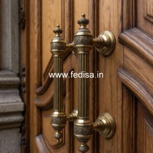 Traditional Brass Door Handle India Style BDR-4634
