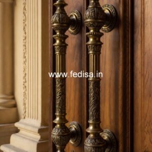 Brass Door Handle for Classic Homes BDR-4658