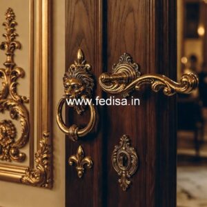 Brass Door Handle for Stylish Homes BDR-4708
