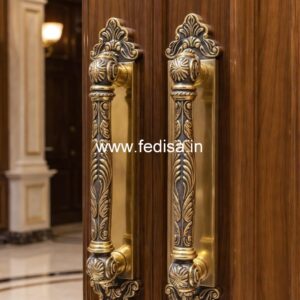 Top Brass Door Handle Designs for Luxury Homes BDR-4718