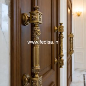 Decorative Brass Door Handles for Entry Doors BDR-4745