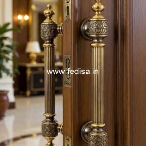 Unique Brass Handle Designs for Main Doors BDR-4765