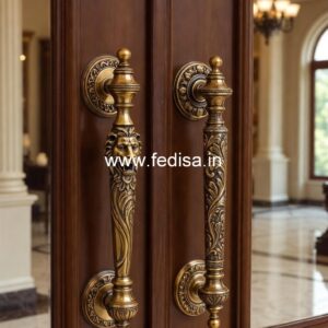 Elegant Brass Door Handles for Villas BDR-4823