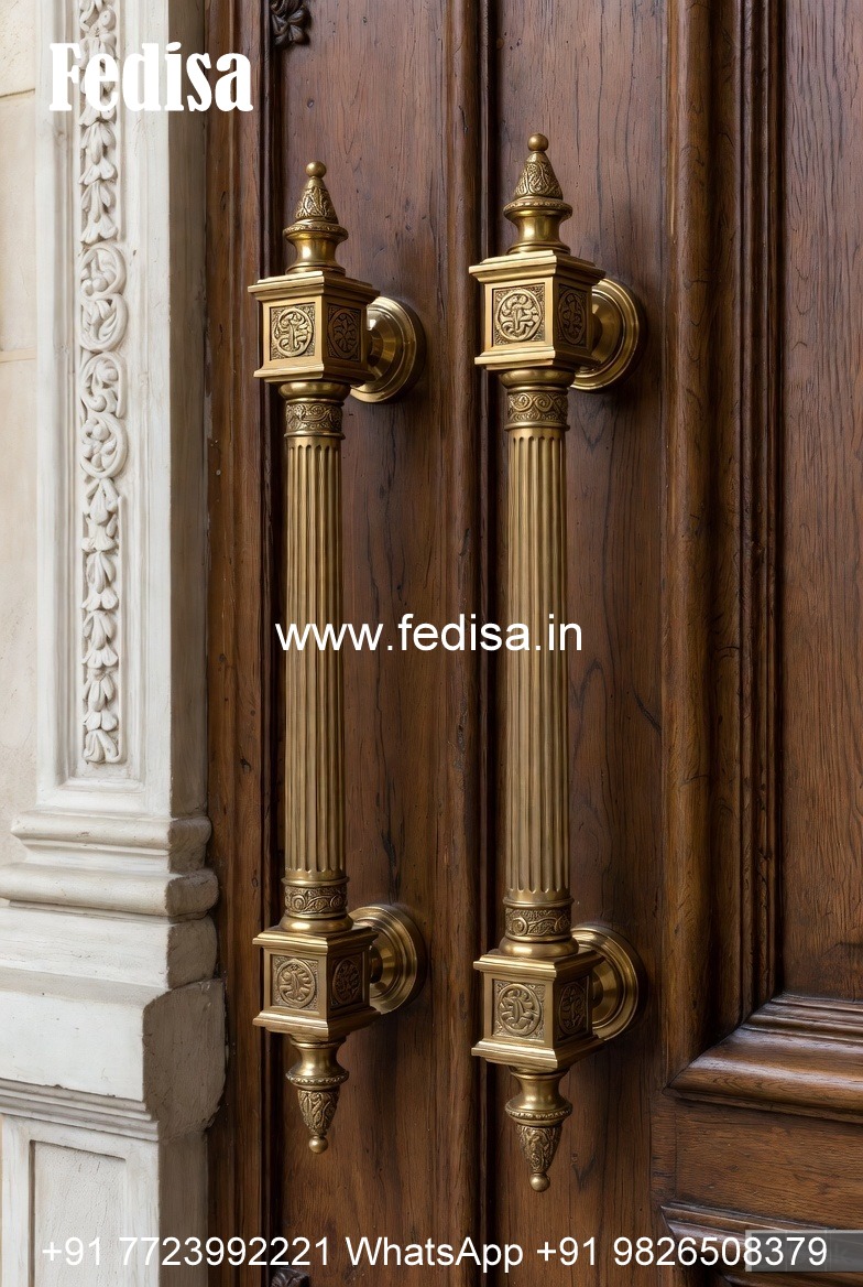 Sleek Brass Door Handles for Modern Interiors BDR-4855