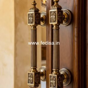 Stylish Modern Brass Door Designs BDR-4876