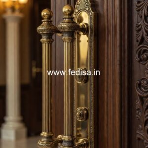 Antique Brass Handles for Wooden Doors BDR-4910