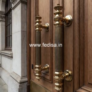 Vintage Entry Door Brass Handles BDR-4911