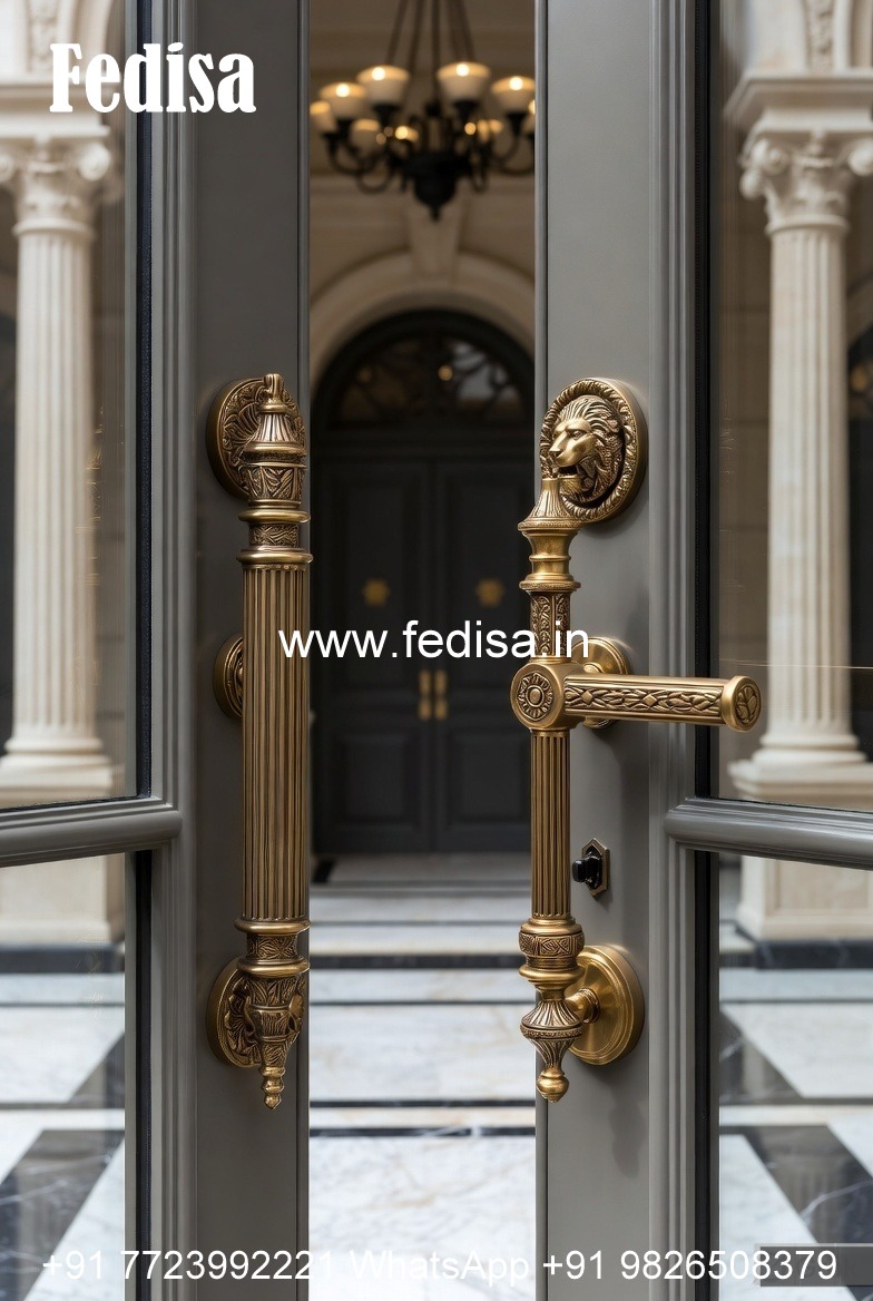 Antique Brass Door Handle Trends BDR-4918