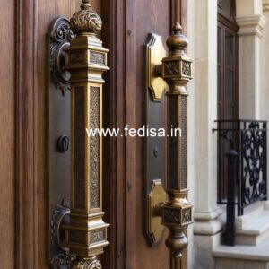 Vintage Brass Entry Door Styles BDR-4958